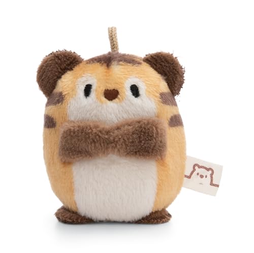 Kuscheltier Tiger Tiggy 5cm beige - Stofftier aus weichem Plüsch, niedliches Plüschtier zum Kuscheln und Spielen, für Kinder & Erwachsene - tolle Geschenkidee von NICI