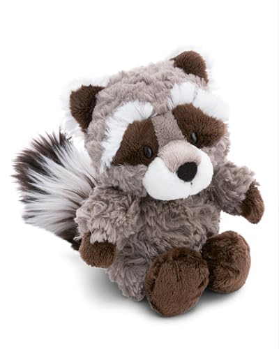 NICI Kuscheltier Waschbär Lenno 20cm grau - Stofftier aus weichem Plüsch, niedliches Plüschtier zum Kuscheln und Spielen, für Kinder & Erwachsene, tolle Geschenkidee - 61280 von NICI