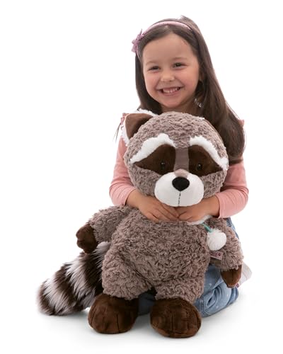 NICI Kuscheltier Waschbär Lenno mit Kaputze 50cm grau - Stofftier aus weichem Plüsch, niedliches Plüschtier zum Kuscheln und Spielen, für Kinder & Erwachsene, tolle Geschenkidee - 61292 NICI Kuscheltier Waschbär Lenno mit Kaputze 50cm grau - Stofftier aus weichem Plüsch, niedliches Plüschtier zum Kuscheln und Spielen, für Kinder & Erwachsene, tolle Geschenkidee - 61292 von NICI