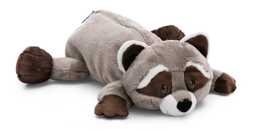 NICI Mäppchen Waschbär Lenno 25x8x9cm grau - Flauschiges Federmäppchen für Mädchen und Frauen, Schultäschchen, Büro- oder Kosmetikmäppchen,weiches Plüschmäppchen NICI Mäppchen Waschbär Lenno 25x8x9cm grau - Flauschiges Federmäppchen für Mädchen und Frauen, Schultäschchen, Büro- oder Kosmetikmäppchen,weiches Plüschmäppchen von NICI