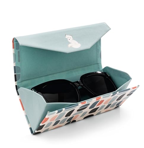 NICI 61319 Brillenetui Polarfuchs Vanja faltbares PU Hard Case 16x6,5x6,5cm blau-Etui Brille, Brillenbox Stabiles Hardcase, Praktische Brillentasche für Kinder und Erwachsene NICI 61319 Brillenetui Polarfuchs Vanja faltbares PU Hard Case 16x6,5x6,5cm blau-Etui Brille, Brillenbox Stabiles Hardcase, Praktische Brillentasche für Kinder und Erwachsene von NICI