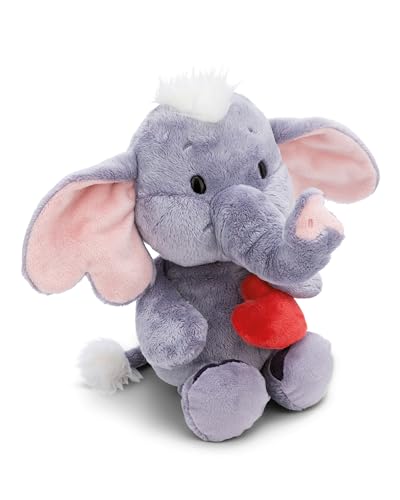 NICI Love Elefant Kuscheltier mit Magnet Herz dunkelgrau 23cm - Stofftier aus weichem Plüsch, niedliches Plüschtier zum Kuscheln und Spielen, für Kinder & Erwachsene, tolle Geschenkidee - 61484 NICI Love Elefant Kuscheltier mit Magnet Herz dunkelgrau 23cm - Stofftier aus weichem Plüsch, niedliches Plüschtier zum Kuscheln und Spielen, für Kinder & Erwachsene, tolle Geschenkidee - 61484 von NICI