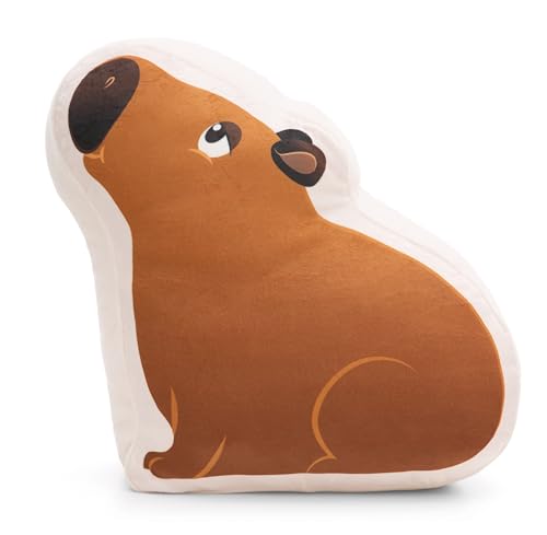 NICI Kuscheltier Capybara Happybara 34x30x13cm barun - Stofftier aus weichem Plüsch, niedliches Plüschtier zum Kuscheln und Spielen, für Kinder & Erwachsene, tolle Geschenkidee NICI Kuscheltier Capybara Happybara 34x30x13cm barun - Stofftier aus weichem Plüsch, niedliches Plüschtier zum Kuscheln und Spielen, für Kinder & Erwachsene, tolle Geschenkidee von NICI