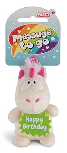 NICI Anhänger Einhorn Theodor Happy Birthday, 8 cm, weiß/pink NICI Anhänger Einhorn Theodor Happy Birthday, 8 cm, weiß/pink von NICI
