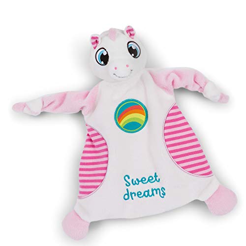 NICI Fyala von den Schlafmützen „Sweet Dreams Schnuffeltuch ab 0+ Monaten, Kuscheltuch für Babys & Kleinkinder, Einhorn Schmusetuch für Baby Mädchen I 45680, beige, dreieckig NICI Fyala von den Schlafmützen „Sweet Dreams Schnuffeltuch ab 0+ Monaten, Kuscheltuch für Babys & Kleinkinder, Einhorn Schmusetuch für Baby Mädchen I 45680, beige, dreieckig von NICI