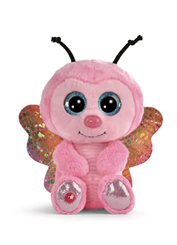 NICI GLUBSCHIS Schmetterling Lilli Papilli 25 cm – Kuscheltier aus weichem Plüsch, niedliches Plüschtier zum Kuscheln und Spielen, für Kinder & Erwachsene, 48734, tolle Geschenkidee, pink von NICI