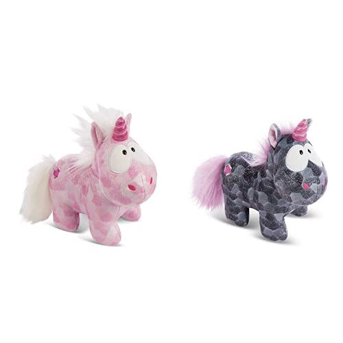 NICI Geschenkset Kuscheltier Einhorn Diamond Pink und Dust 22cm von NICI