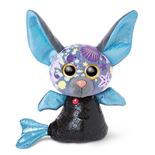 NICI Glubschis: Das Original – Glubschis Meerjungfrau Fledermaus Laguna-Lu 15 cm – Kuscheltier Mermaid für Kinder & Erwachsene ab 0 Monaten – Flauschiges Schmusetier mit großen Glitzeraugen – 46824 von NICI
