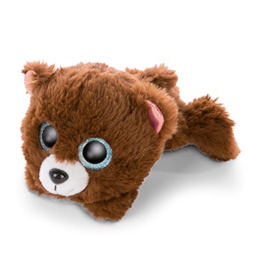 NICI Glubschis: Das Original – Glubschis Bär Mr Cuddle 15cm – Liegender Kuscheltier Bär mit großen Augen – Flauschiges Plüschtier mit großen Glitzeraugen – Schmusetier für Kuscheltierliebhaber NICI Glubschis: Das Original – Glubschis Bär Mr Cuddle 15cm – Liegender Kuscheltier Bär mit großen Augen – Flauschiges Plüschtier mit großen Glitzeraugen – Schmusetier für Kuscheltierliebhaber von NICI