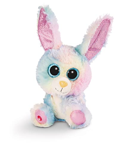NICI Glubschis: Das Original – Rainbow Candy 15 cm – Kuscheltier Hase mit großen Augen – Flauschiges Plüschtier mit Glitzeraugen – Schmusetier für Kuscheltierliebhaber – 45561 NICI Glubschis: Das Original – Rainbow Candy 15 cm – Kuscheltier Hase mit großen Augen – Flauschiges Plüschtier mit Glitzeraugen – Schmusetier für Kuscheltierliebhaber – 45561 von NICI