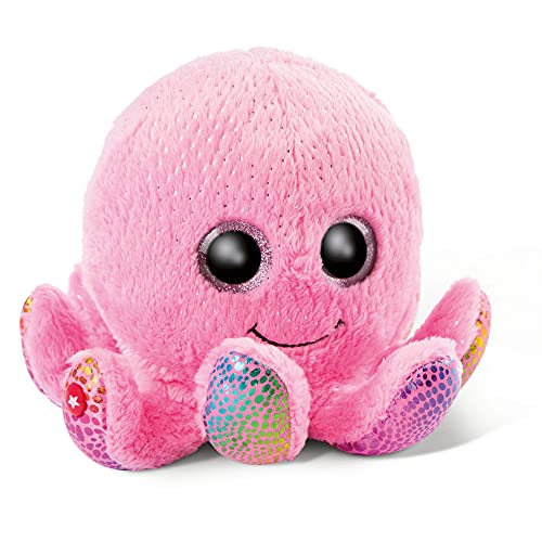 NICI Glubschis: Das Original – Glubschis Oktopus Poli 14 cm – Kuscheltier Oktopus mit großen Augen – Flauschiges Plüschtier mit Glitzeraugen – Schmusetier für Kuscheltierliebhaber von NICI