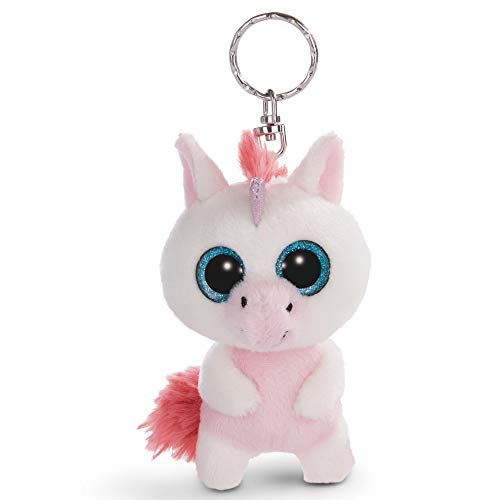 NICI Glubschis: Das Original – Glubschis Schlüsselanhänger Einhorn Milky-Fee 9 cm – Einhorn Kuscheltieranhänger mit Schlüsselring für Schlüsselband, Schlüsselbund & Schlüsselhalter, Unisex– 45551 von NICI