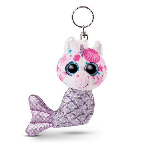 NICI Glubschis: Das Original – Glubschis Schlüsselanhänger Einhorn Pearlie 12 cm – Kuscheltieranhänger mit Schlüsselring für Schlüsselband, Schlüsselbund & Schlüsselhalter – 46822, 11cm von NICI