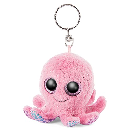 NICI Glubschis: Das Original – Glubschis Schlüsselanhänger Oktopus Poli 8 cm – Oktopus Kuscheltieranhänger mit Schlüsselring für Schlüsselband, Schlüsselbund & Schlüsselhalter von NICI