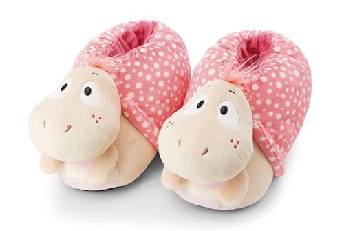 NICI Hausschuhe Schnecke 36-39 (M) - pink - Warme Kuscheltier Hausschuhe aus Plüsch für Kinder und Erwachsene, Tier-Schuhe mit Anti-Rutsch Sohle, Slippers | 62356 von NICI