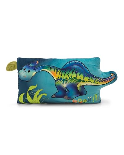 NICI Kissen Dino Snackilus 43x25cm - blau - Flauschiges Kuscheltierkissen für Jungen, Mädchen, Babys und Kuscheltierliebhaber, ideal für Zuhause, Kindergarten oder unterwegs | 61575 NICI Kissen Dino Snackilus 43x25cm - blau - Flauschiges Kuscheltierkissen für Jungen, Mädchen, Babys und Kuscheltierliebhaber, ideal für Zuhause, Kindergarten oder unterwegs | 61575 von NICI