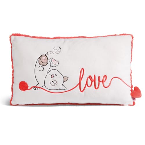 NICI Kissen Katze Love 43x25cm Green von NICI
