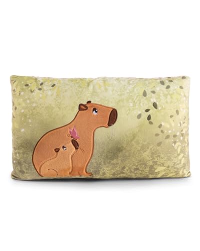 NICI Kuschelkissen Capybara Capy-Barbara 43 x 25cm - Flauschiges Capybara Kuscheltier Kissen für Mädchen, Jungen & Babys, Rechteckiges Stofftierkissen – 61226 NICI Kuschelkissen Capybara Capy-Barbara 43 x 25cm - Flauschiges Capybara Kuscheltier Kissen für Mädchen, Jungen & Babys, Rechteckiges Stofftierkissen – 61226 von NICI