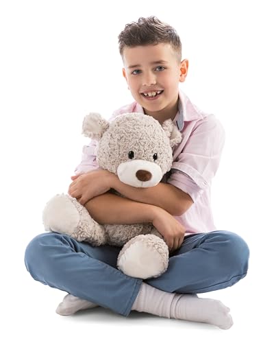 NICI Kuscheltier Bär Finni 50cm - grau - Weiches Plüschtier – niedliches Stofftier zum Kuscheln & Spielen – tolle Geschenkidee für Kinder & Erwachsene - 62321 von NICI