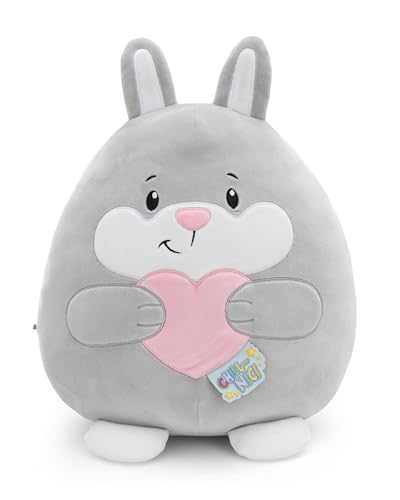 NICI CHILL-NICI Kuscheltier Hase mit Herz 30 cm - Flauschiges Stofftier aus Marshmallow-Textur-Material zum Kuscheln, Spielen und Liebhaben, Ideales Kuschelkissen - 61404 NICI CHILL-NICI Kuscheltier Hase mit Herz 30 cm - Flauschiges Stofftier aus Marshmallow-Textur-Material zum Kuscheln, Spielen und Liebhaben, Ideales Kuschelkissen - 61404 von NICI