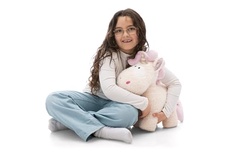 NICI Kuscheltier Einhorn Creamy Pink 45cm - Weiss - Weiches Plüschtier – niedliches Stofftier zum Kuscheln & Spielen – tolle Geschenkidee für Kinder & Erwachsene | 61911 von NICI
