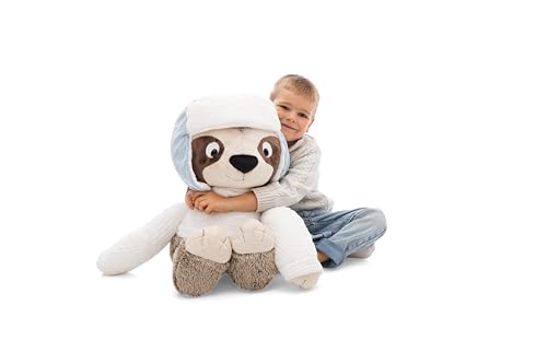 NICI Kuscheltier Faultier Izzy Icetumbler mit Mütze 70cm - beige - Weiches Plüschtier – niedliches Stofftier zum Kuscheln & Spielen – tolle Geschenkidee für Kinder & Erwachsene | 62435 von NICI
