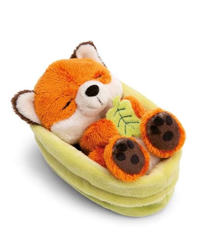 NICI Kuscheltier Fuchs mit Blatt 12cm schlafend im im Körbchen - orange - Stofftier aus weichem Plüsch, niedliches Plüschtier zum Kuscheln und Spielen, für Kinder & Erwachsene - 61581 NICI Kuscheltier Fuchs mit Blatt 12cm schlafend im im Körbchen - orange - Stofftier aus weichem Plüsch, niedliches Plüschtier zum Kuscheln und Spielen, für Kinder & Erwachsene - 61581 von NICI