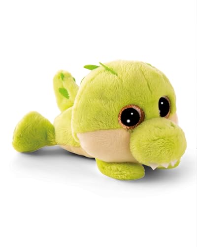 NICI Kuscheltier GLUBSCHIS Krokodil Groggo-Li 15cm-grün-Stofftier aus weichem Plüsch, niedliches Plüschtier zum Kuscheln und Spielen, für Kinder & Erwachsene, tolle Geschenkidee | 61848 von NICI