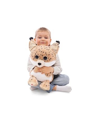 NICI Kuscheltier GLUBSCHIS Luchs Lenzo 45cm - beige - Weiches Plüschtier – niedliches Stofftier zum Kuscheln & Spielen – tolle Geschenkidee für Kinder & Erwachsene | 62210 NICI Kuscheltier GLUBSCHIS Luchs Lenzo 45cm - beige - Weiches Plüschtier – niedliches Stofftier zum Kuscheln & Spielen – tolle Geschenkidee für Kinder & Erwachsene | 62210 von NICI