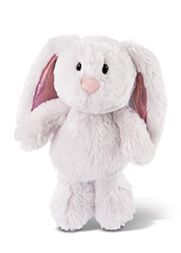 NICI Kuscheltier Hase hellgrau mit Glitzerohren 20cm von NICI