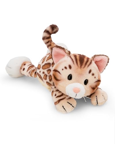 NICI Kuscheltier Katze Bengal 20cm - braun - Weiches Plüschtier – niedliches Stofftier zum Kuscheln & Spielen – tolle Geschenkidee für Kinder & Erwachsene - 62191 von NICI