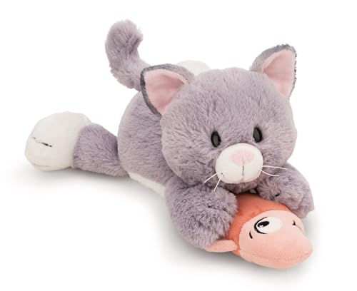 NICI Kuscheltier Katze mit Fisch 30cm - grau - Weiches Plüschtier – niedliches Stofftier zum Kuscheln & Spielen – tolle Geschenkidee für Kinder & Erwachsene | 62153 NICI Kuscheltier Katze mit Fisch 30cm - grau - Weiches Plüschtier – niedliches Stofftier zum Kuscheln & Spielen – tolle Geschenkidee für Kinder & Erwachsene | 62153 von NICI