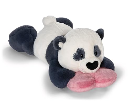 NICI Kuscheltier Love Panda mit Herz 30cm - schwarz - Weiches Plüschtier – niedliches Stofftier zum Kuscheln & Spielen – tolle Geschenkidee für Kinder & Erwachsene | 62614 von NICI