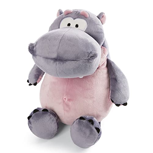 NICI Kuscheltier Nilpferd DJ Nilbert 50cm – Nachhaltiges Plüschtier Nilpferd für Mädchen, Jungen & Babys – Flauschiges Stofftier Nilpferd zum Kuscheln & Spielen – Schmusetier der Wild Friends von NICI