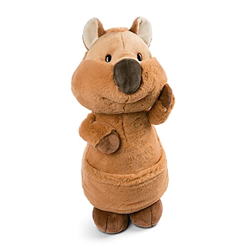 NICI Kuscheltier Quokka-Mola 45cm – Nachhaltiges Plüschtier für Mädchen, Jungen & Babys – Flauschiges Stofftier zum Kuscheln & Spielen – Schmusetier der Wild Friends GO Green Kollektion von NICI