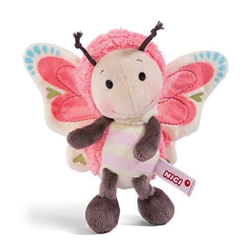 NICI Kuscheltier Schmetterling 18 cm – Schmetterling Plüschtier für Mädchen, Jungen & Babys – Flauschiges Stofftier zum Spielen, Sammeln & Kuscheln – Gemütliches Schmusetier von NICI