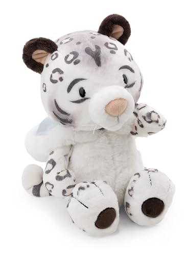 NICI Kuscheltier Schneeleopard Eleni Snowbell 35cm - weiß - Weiches Plüschtier – niedliches Stofftier zum Kuscheln & Spielen – tolle Geschenkidee für Kinder & Erwachsene | 62421 von NICI
