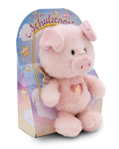 NICI Kuscheltier Schutzengel Schwein La La Piggie 28cm in Geschenkbox - rosa - Weiches Plüschtier – niedliches Stofftier zum Kuscheln & Spielen – tolle Geschenkidee für Kinder & Erwachsene - 61451 NICI Kuscheltier Schutzengel Schwein La La Piggie 28cm in Geschenkbox - rosa - Weiches Plüschtier – niedliches Stofftier zum Kuscheln & Spielen – tolle Geschenkidee für Kinder & Erwachsene - 61451 von NICI