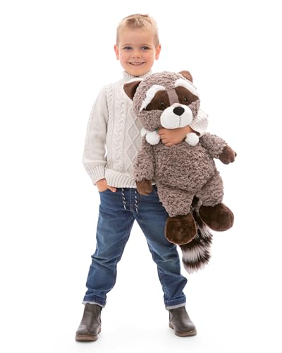 NICI Kuscheltier Waschbär Lenno mit Kaputze 70cm grau - Stofftier aus weichem Plüsch, niedliches Plüschtier zum Kuscheln und Spielen, für Kinder & Erwachsene, tolle Geschenkidee - 61296 NICI Kuscheltier Waschbär Lenno mit Kaputze 70cm grau - Stofftier aus weichem Plüsch, niedliches Plüschtier zum Kuscheln und Spielen, für Kinder & Erwachsene, tolle Geschenkidee - 61296 von NICI