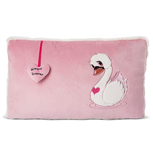 NICI Kuscheltierkissen Love Schwan 43x25cm rechteckig I Kuschelkissen Schwan für Jungen, Mädchen & Babys I Flauschiges Plüschtier-Kissen – 48274 NICI Kuscheltierkissen Love Schwan 43x25cm rechteckig I Kuschelkissen Schwan für Jungen, Mädchen & Babys I Flauschiges Plüschtier-Kissen – 48274 von NICI