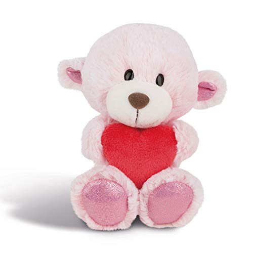 NICI Plüschtier Love Bär Mädchen mit Herz 20 cm – Kuscheltier Teddybär mit Herz für die Liebsten – Flauschiges Teddy-Stofftier zum Kuscheln, Spielen und Schlafen – Gemütliches Schmusetier I 44425 von NICI