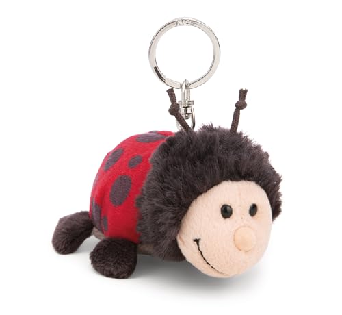 NICI Schlüsselanhänger Marienkäfer Dotti-Lotti 9cm - rot - Plüsch-Begleiter für Rucksack oder Tasche, Kuschel-Anhänger mit Metallring für Schlüsselbund & Schlüsselhalter | 61622 NICI Schlüsselanhänger Marienkäfer Dotti-Lotti 9cm - rot - Plüsch-Begleiter für Rucksack oder Tasche, Kuschel-Anhänger mit Metallring für Schlüsselbund & Schlüsselhalter | 61622 von NICI