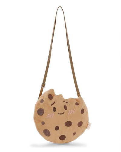 NICI Schultertasche für Kinder mymochi Cookie 22,5x22cm - beige - Modische Kawaii-Umhängetasche im niedlichen Plüsch-Design, süße Plüsch-Crossbody Bag - 61820 NICI Schultertasche für Kinder mymochi Cookie 22,5x22cm - beige - Modische Kawaii-Umhängetasche im niedlichen Plüsch-Design, süße Plüsch-Crossbody Bag - 61820 von NICI