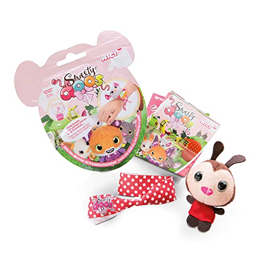 NICI Sweetydoos – Überraschungs-Kuscheltier mit UV-Effekt, Sammel-Armband & Poster – Eine von 9 Mini-Überraschungsfiguren mit Freundschaftsband & Poster – Ideal zum Sammeln, Spielen & Tauschen NICI Sweetydoos – Überraschungs-Kuscheltier mit UV-Effekt, Sammel-Armband & Poster – Eine von 9 Mini-Überraschungsfiguren mit Freundschaftsband & Poster – Ideal zum Sammeln, Spielen & Tauschen von NICI