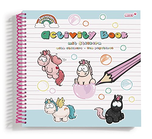 NICI - TH18 Theodor Aktivitätenbuch mit Aufklebern und Pailletten, NI42110, 20 x 22 cm von NICI