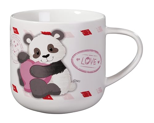 NICI Tasse Love Panda & Schmetterling 420ml 9,5x9,5cm - weiß - Teetasse Kaffee-Tasse Porzellantasse Henkeltasse Tasse Mug mit Henkel für Kalt- und Heißgetränke | 62632 NICI Tasse Love Panda & Schmetterling 420ml 9,5x9,5cm - weiß - Teetasse Kaffee-Tasse Porzellantasse Henkeltasse Tasse Mug mit Henkel für Kalt- und Heißgetränke | 62632 von NICI