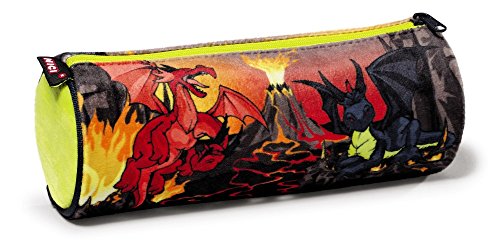 Nici 39799 - Mäppchen Plüsch Bedruckt mit Drachen, anthrazit/rot/gelb Nici 39799 - Mäppchen Plüsch Bedruckt mit Drachen, anthrazit/rot/gelb von NICI