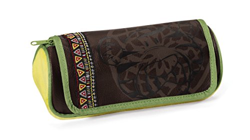 Nici 40250 - Wild Friends Mäppchen zum Rollen Tiger Plüsch/Kunstleder, 19 x 7 x 7 cm von NICI