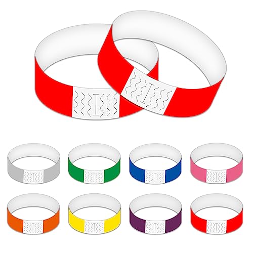 Einlassbänder 160 Stück Eintrittsbänder Festival Party Bänder Wasserfeste Einlassbändchen 8 Farbe Secure Papier Armbänder Bedruckbare Kontrollbänder für Sicherheit Events Hochzeit Partys Einlassbänder 160 Stück Eintrittsbänder Festival Party Bänder Wasserfeste Einlassbändchen 8 Farbe Secure Papier Armbänder Bedruckbare Kontrollbänder für Sicherheit Events Hochzeit Partys von NICKLIN