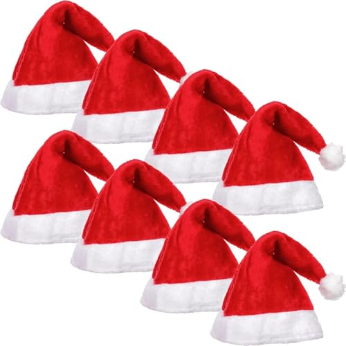 NICO Europe 8x Weihnachtsmützen, Nikolausmützen für Weihnachtsfeiern, Firmenfeste, Weihnachtsmärkte NICO Europe 8x Weihnachtsmützen, Nikolausmützen für Weihnachtsfeiern, Firmenfeste, Weihnachtsmärkte von NICO Feuerwerk